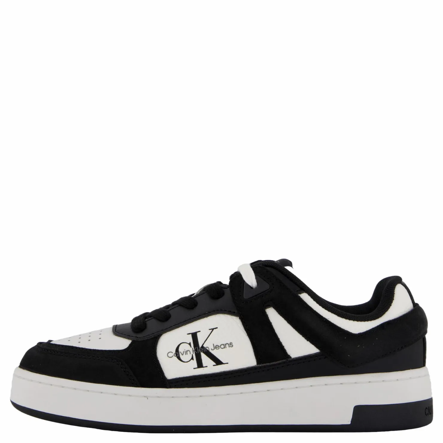 Calvin Klein Basket Cupsole Low Ml Mix Black/bright White Svart och Vit Best
