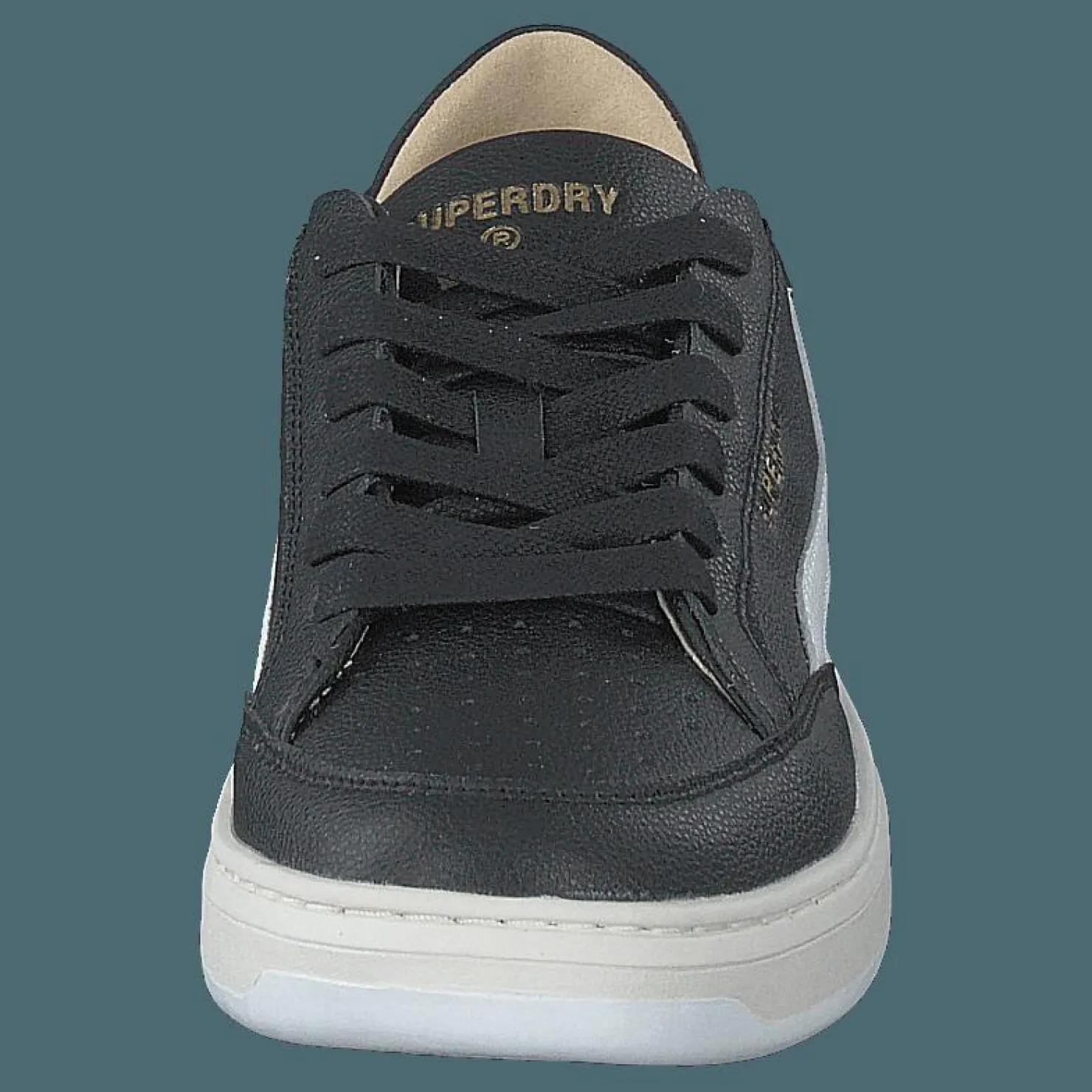 Superdry Basket Lux Low Trainer Black/white Svart Sale