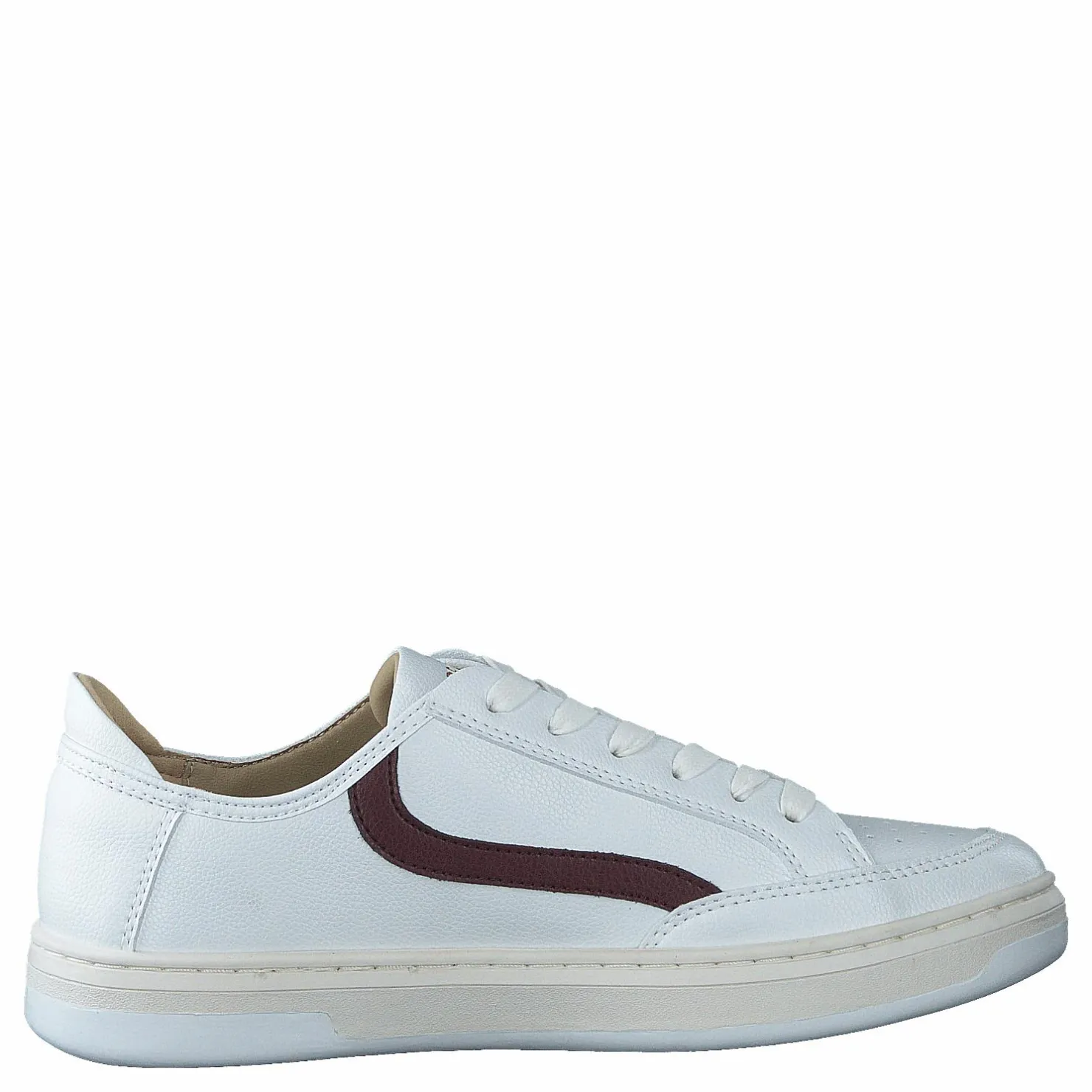 Superdry Basket Lux Low Trainer Optic/oxblood Blå Clearance