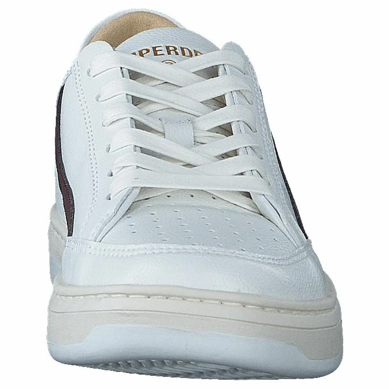 Superdry Basket Lux Low Trainer Optic/oxblood Blå Clearance