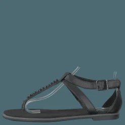 Clarks Bay Poppy Black Interest Svart Clearance