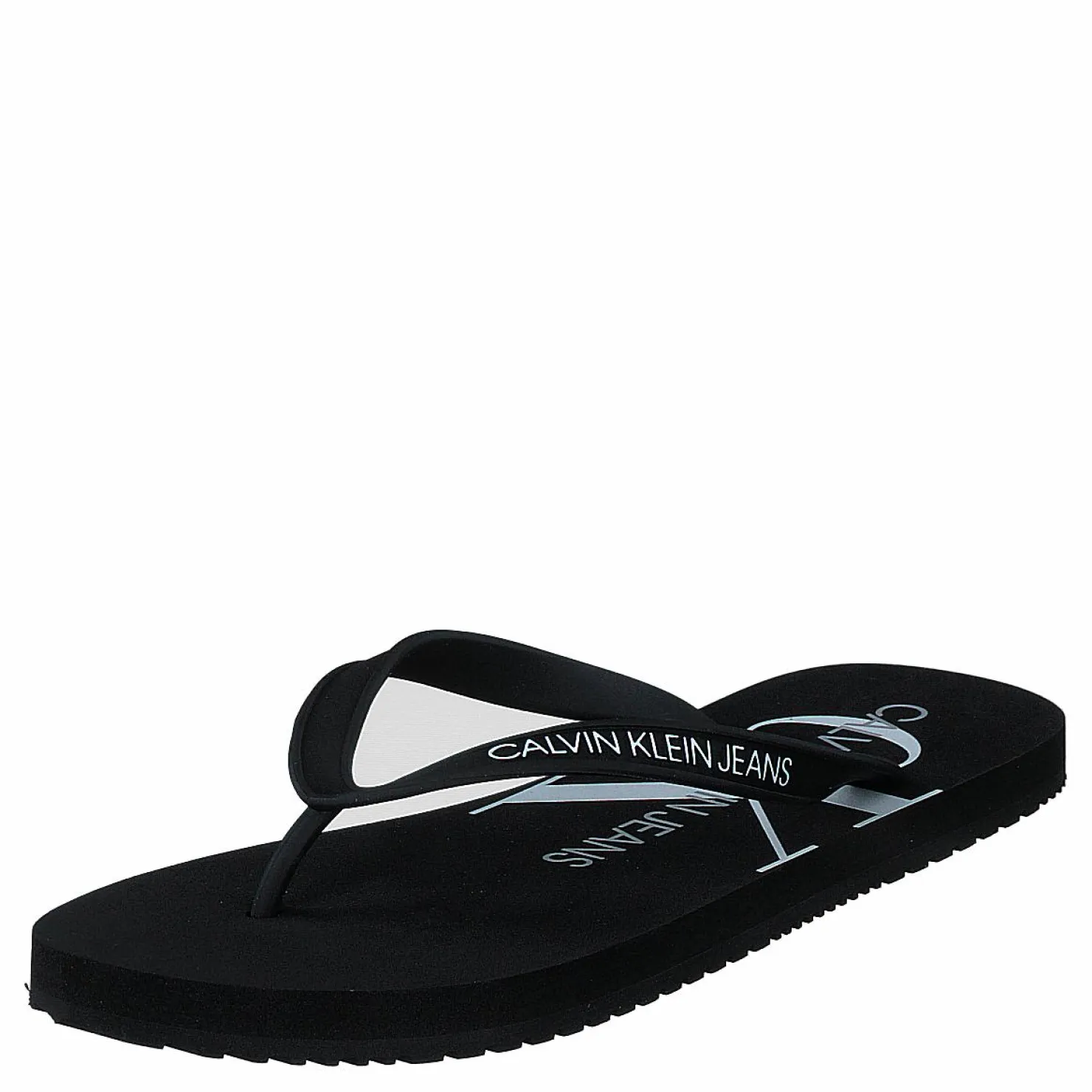 Calvin Klein Beach Sandal Monogram Tpu Black Svart Best