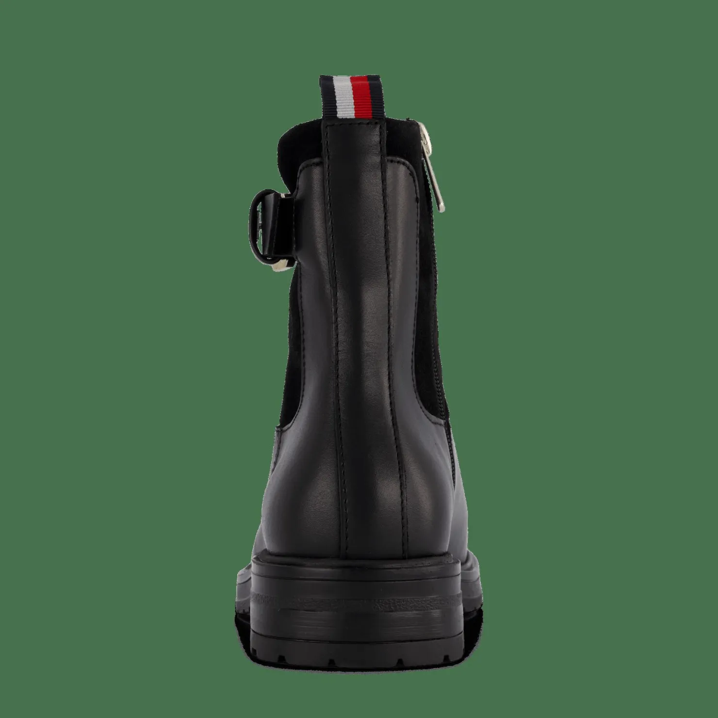 Tommy Hilfiger Belt Bootie Material Mix Black Svart Online