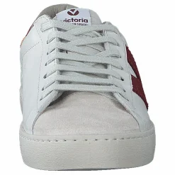 Victoria Berlin Piel Contraste Burdeos Vit, Beige och Brun Sale