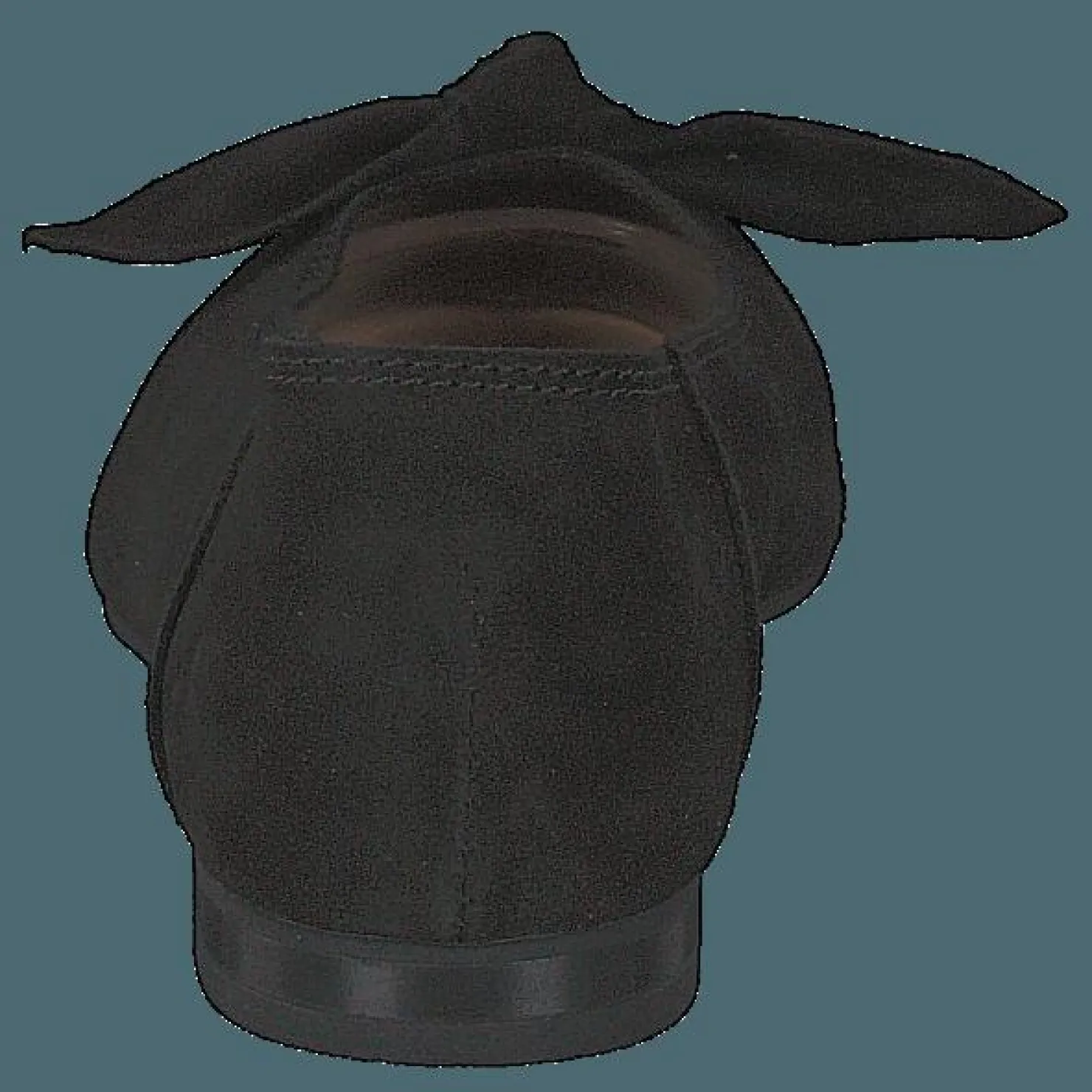 Bianco Berna Suede Bow Shoe 101 - Black 1 Svart Online