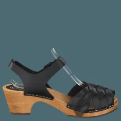 Mohedatoffeln BETTY FLEX Pull Up Brun och Svart Clearance