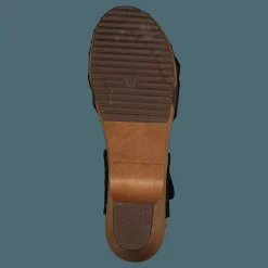 Mohedatoffeln BETTY FLEX Pull Up Brun och Svart Clearance