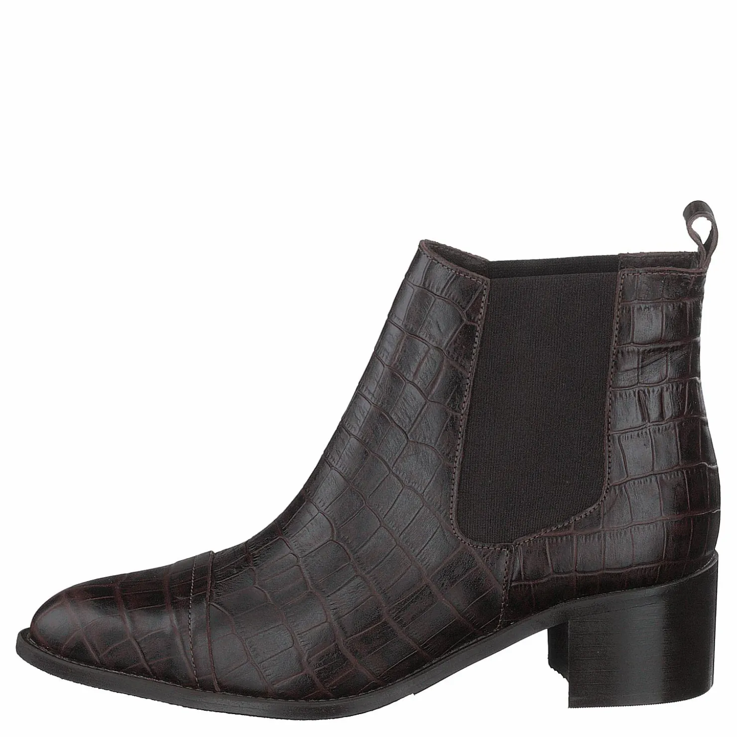 Bianco Biacarol Croco Dress Chelsea Dark Brown Grå Clearance
