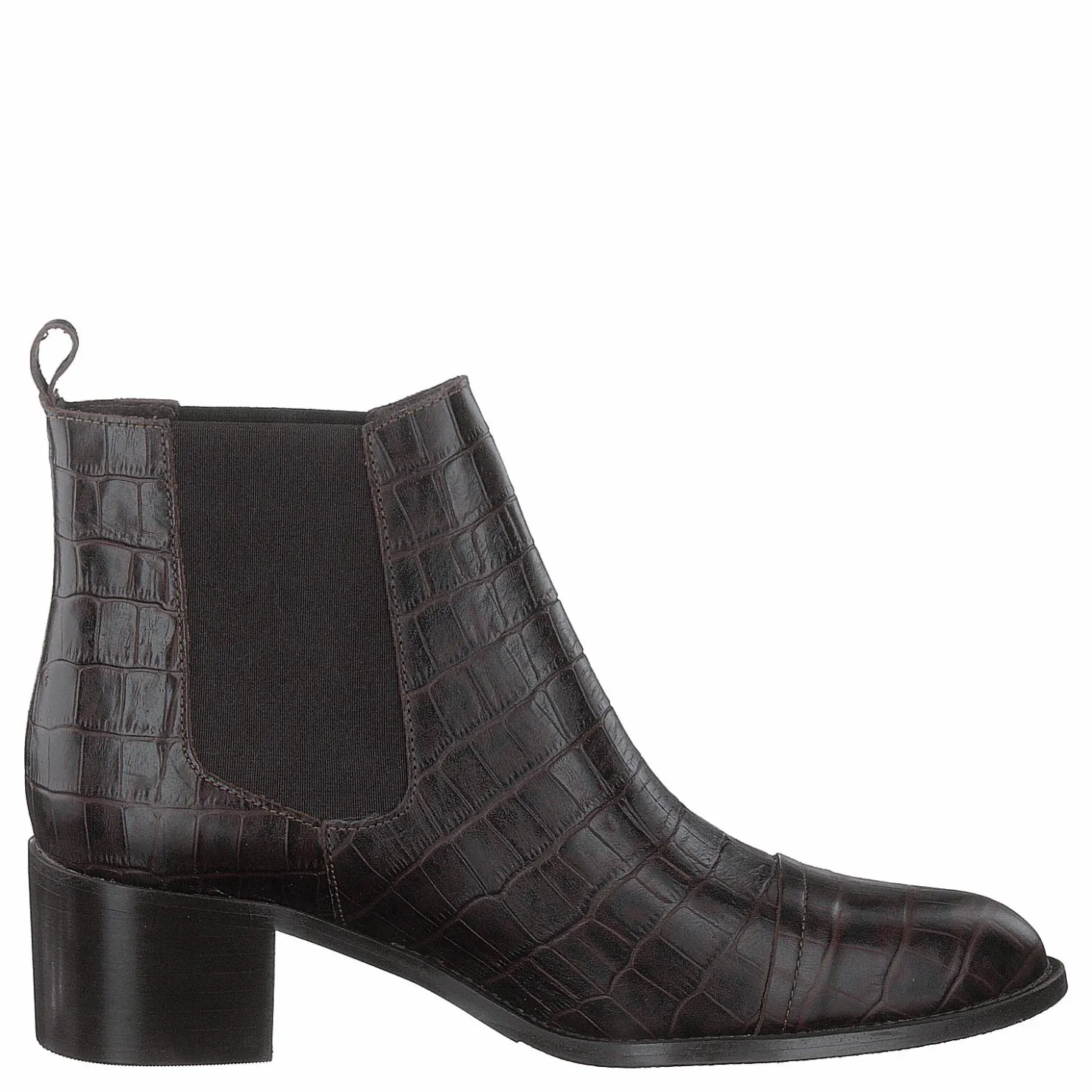 Bianco Biacarol Croco Dress Chelsea Dark Brown Grå Clearance