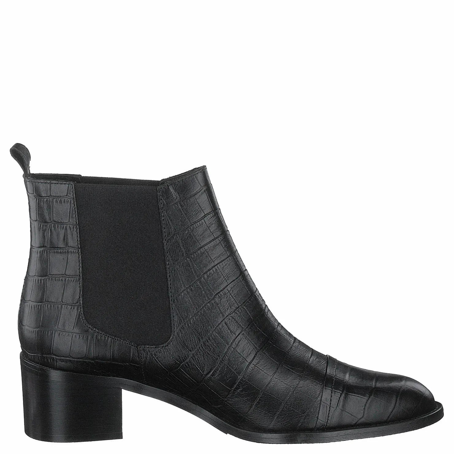 Bianco Biacarol Croco Dress Chelsea Black Svart Discount