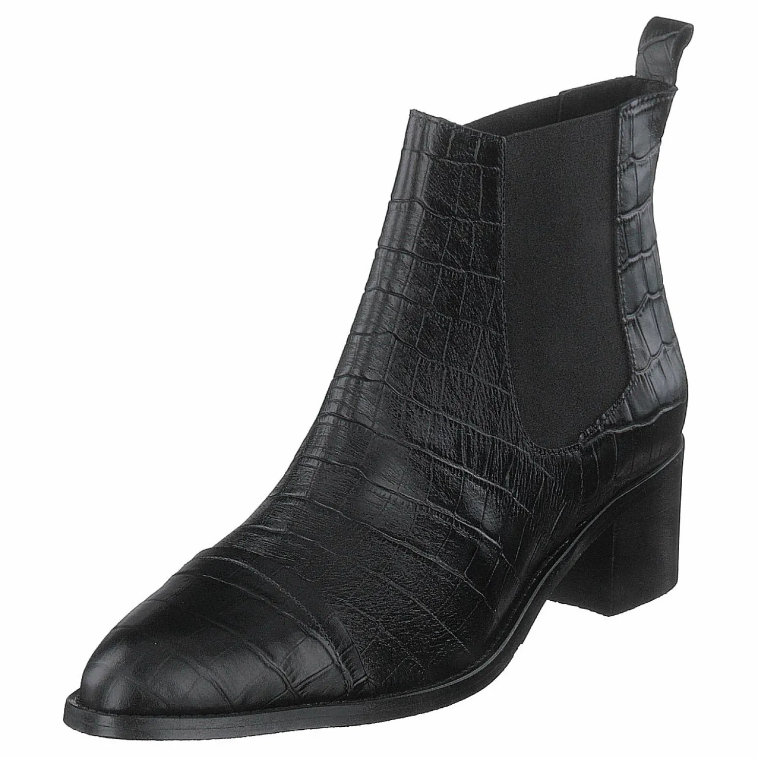 Bianco Biacarol Croco Dress Chelsea Black Svart Discount