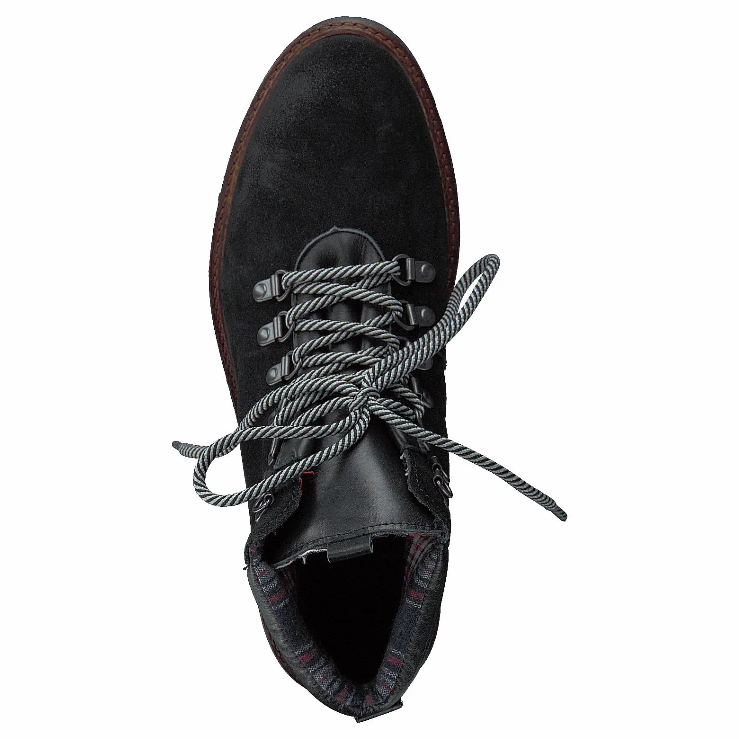 Bianco Biacarrick Suede Boot Black Svart