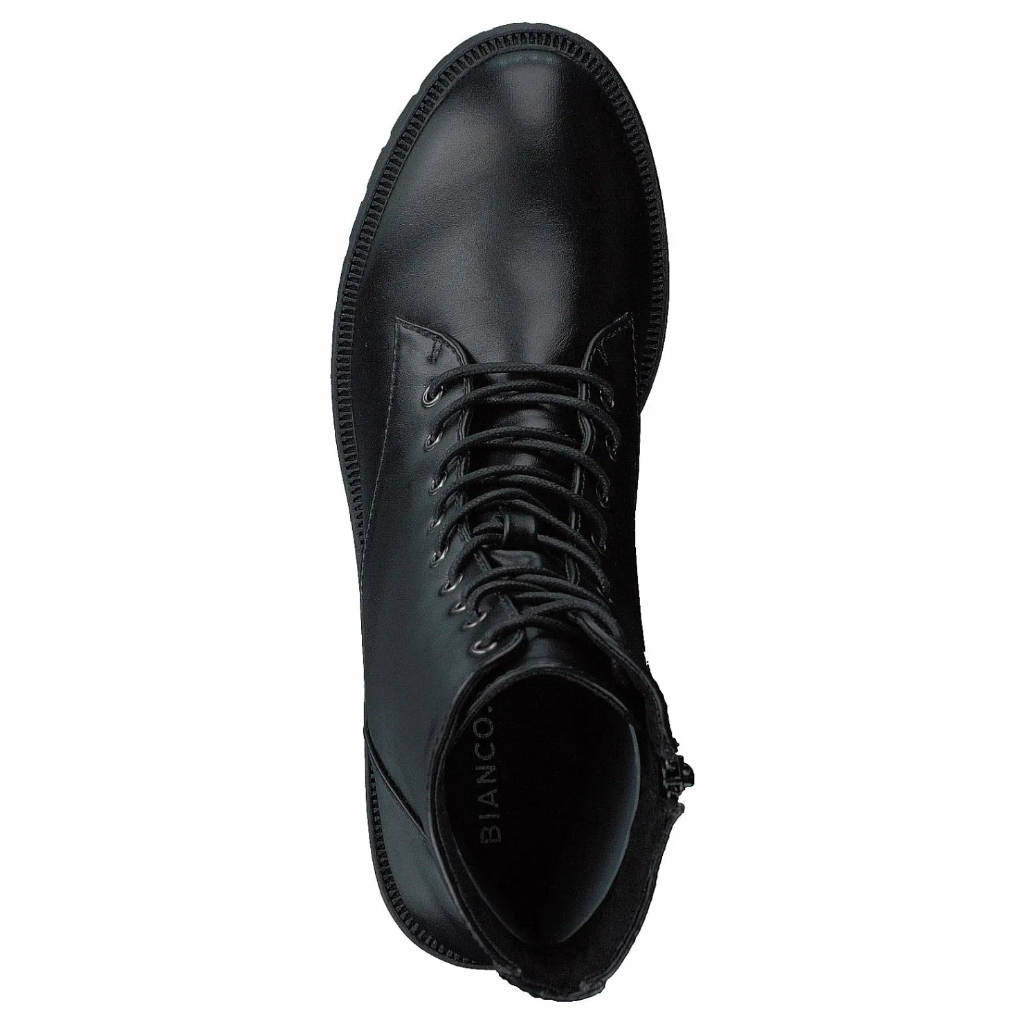 Bianco Biaclaire Laced-up Boot Black Svart Online
