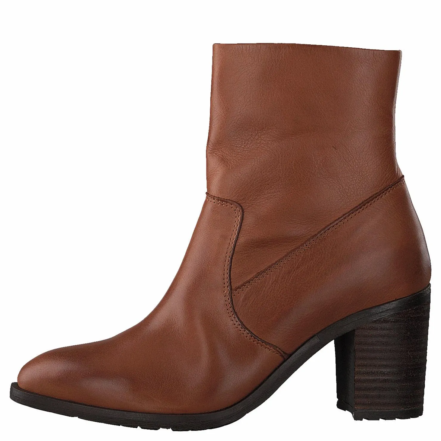 Bianco Biacofia Leather Boot Cognac Brun New