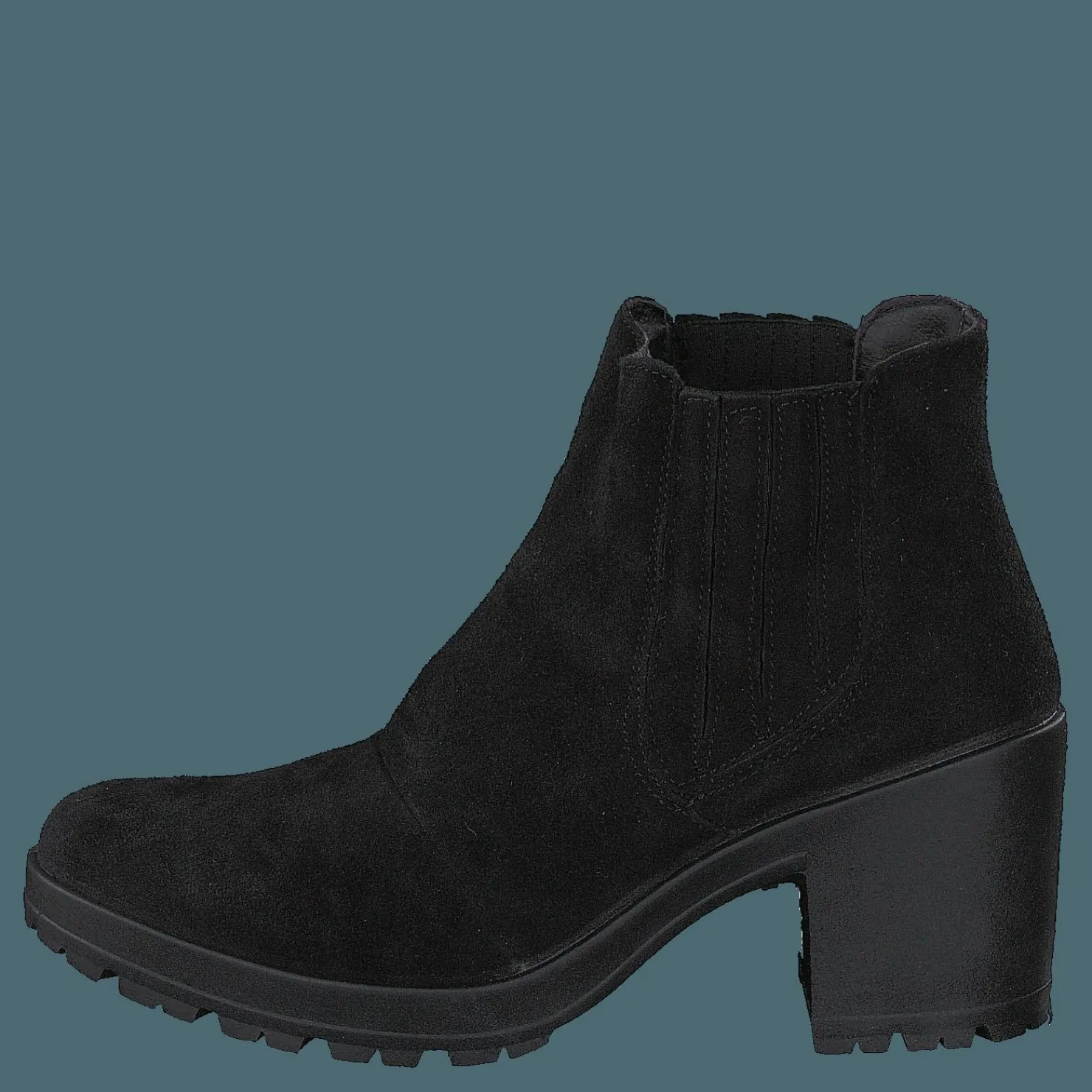 Bianco Biacorvina Suede Boot Black Svart Hot