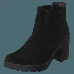 Bianco Biacorvina Suede Boot Black Svart Hot