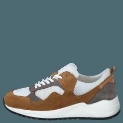 Bianco Biadakota Suede Sneaker 221 Medium Brown Grå och Brun Discount