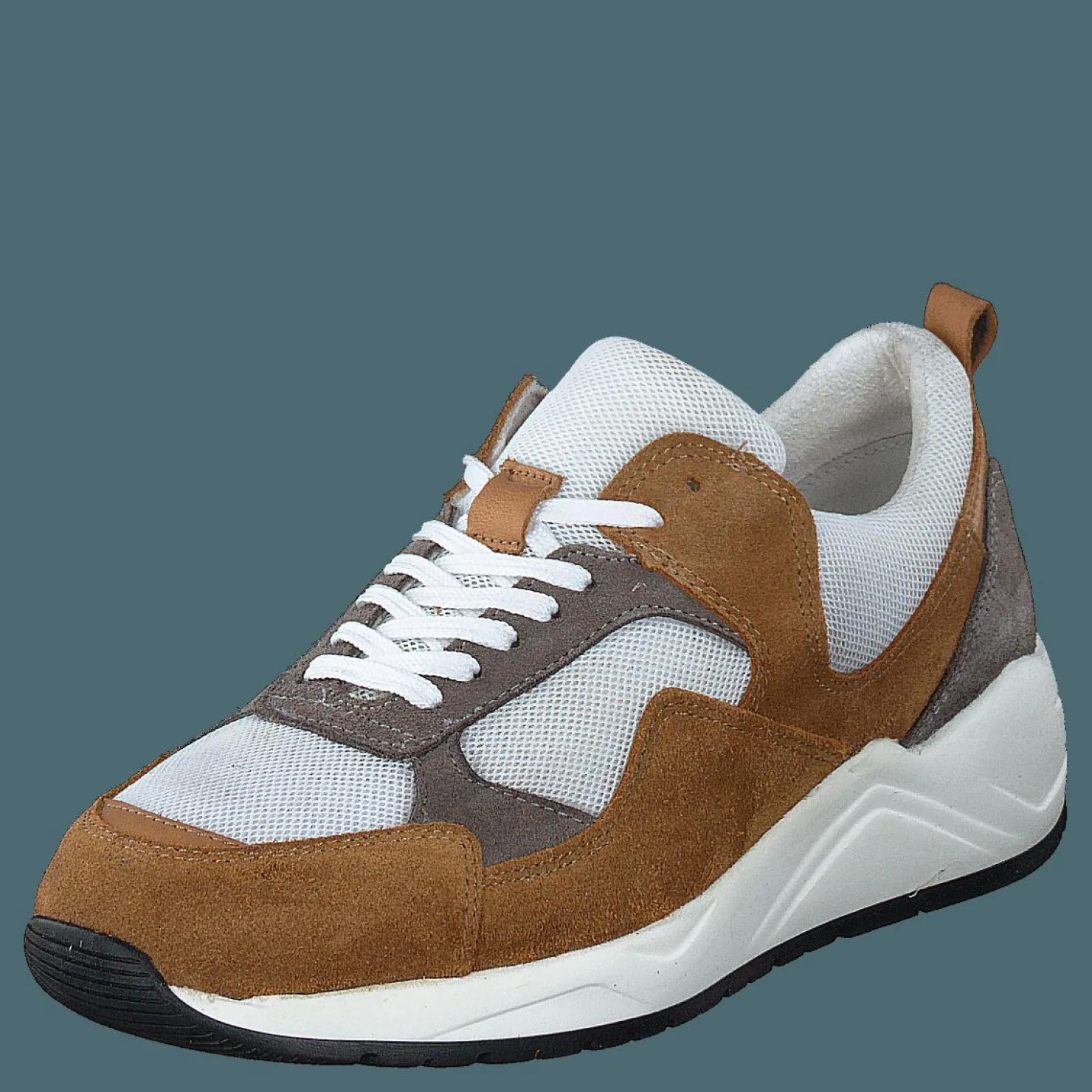 Bianco Biadakota Suede Sneaker 221 Medium Brown Grå och Brun Discount