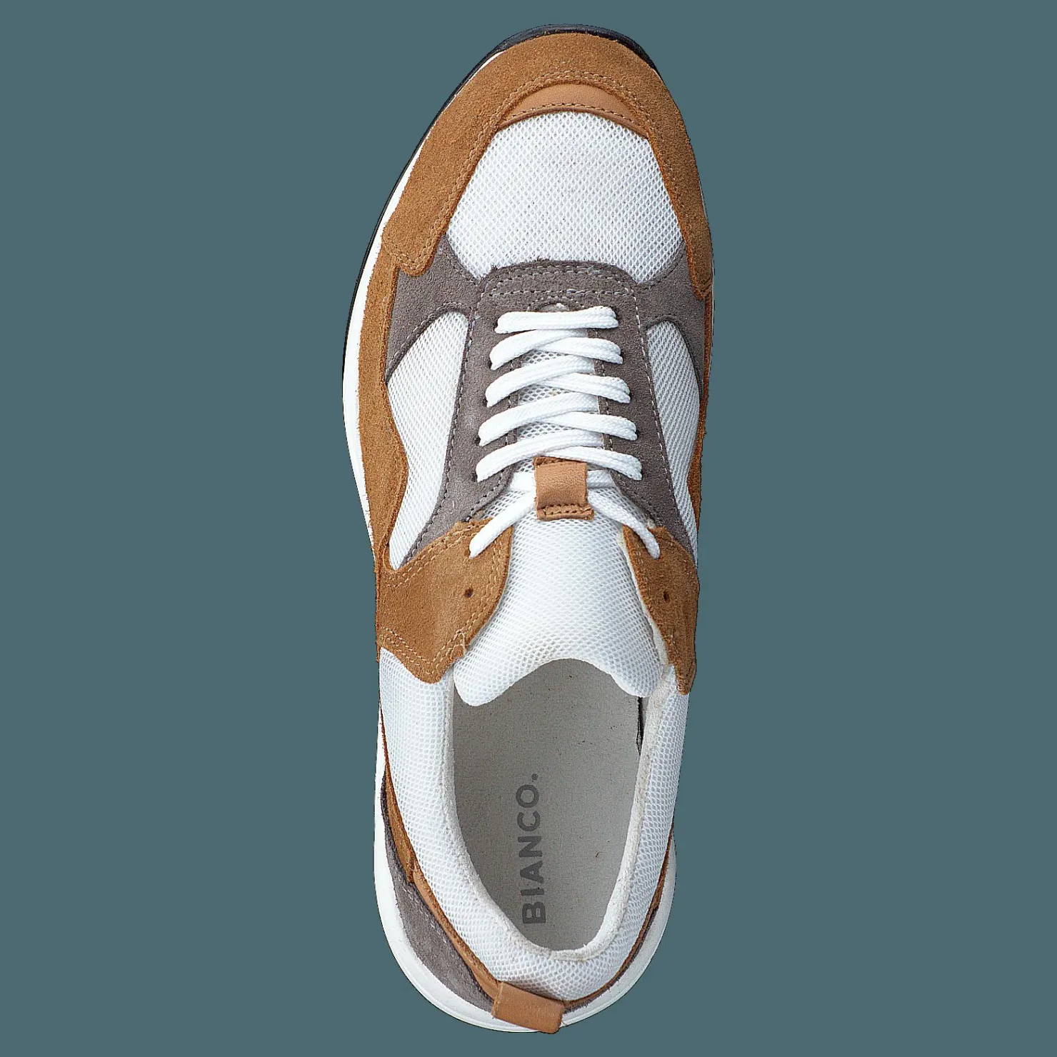 Bianco Biadakota Suede Sneaker 221 Medium Brown Grå och Brun Discount