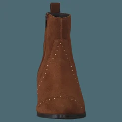 Bianco Biadora Western Ankle Boot Cognac 1 Brun Hot