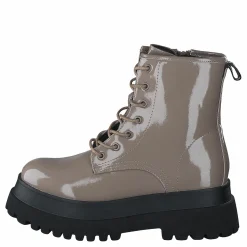 Bianco Biagas Laced Up Platform Boot  Taupe Grå och Brun Outlet