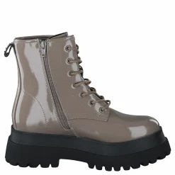 Bianco Biagas Laced Up Platform Boot  Taupe Grå och Brun Outlet