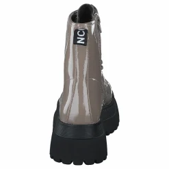 Bianco Biagas Laced Up Platform Boot Taupe Grå och Brun Outlet