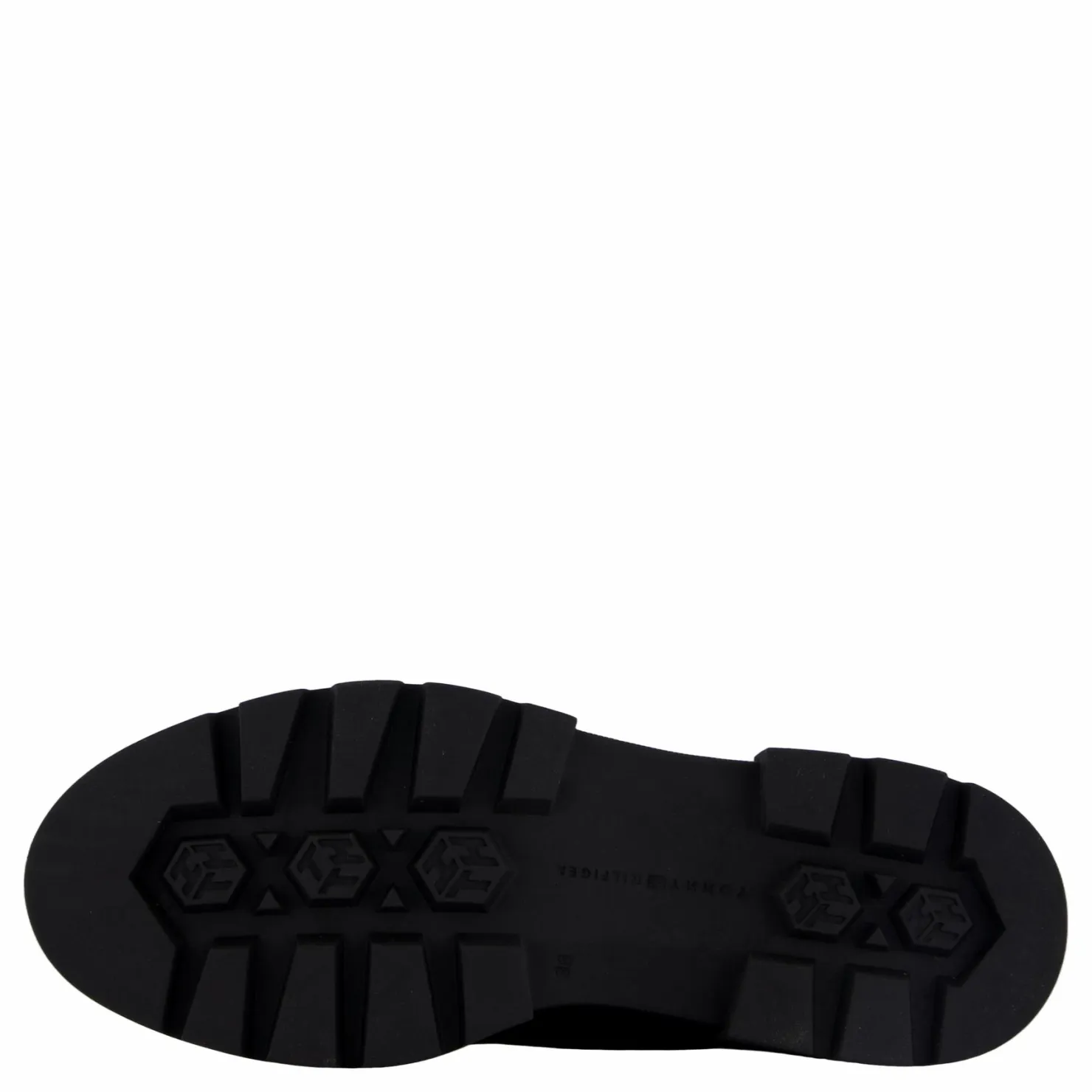 Tommy Hilfiger Bicolor Leather Lace-up Black Svart New