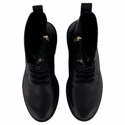 Tommy Hilfiger Bicolor Leather Lace-up Black Svart New