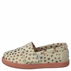 Toms Bimini Tiny Rose Gold Dots Guld, Brun och Beige Hot