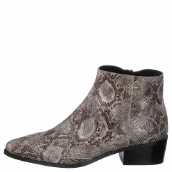 Bianco Bismil Western Leather Boot 610 - Snake Grå