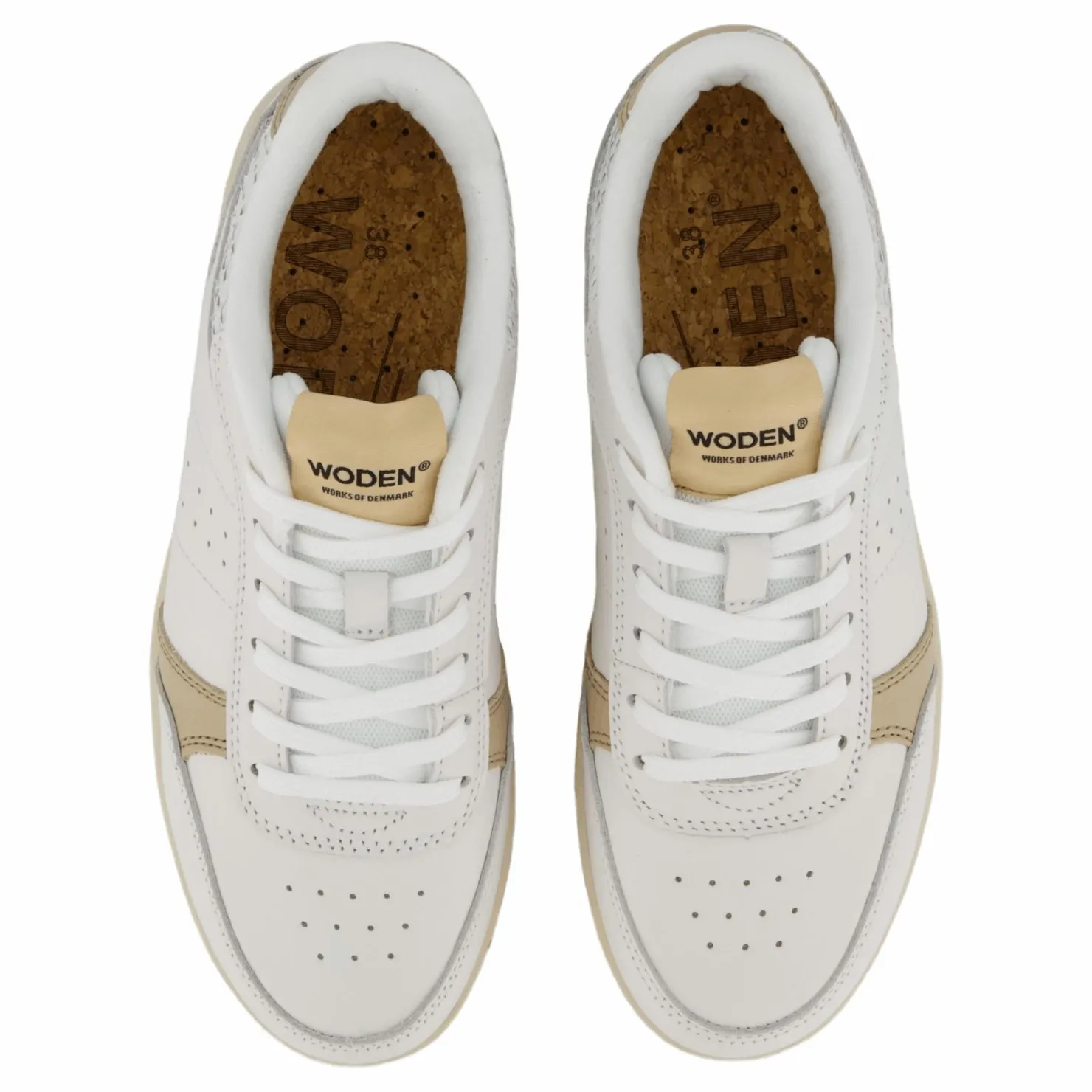 Woden Bjork Coffee Cream/blanc De Blanc Vit Online