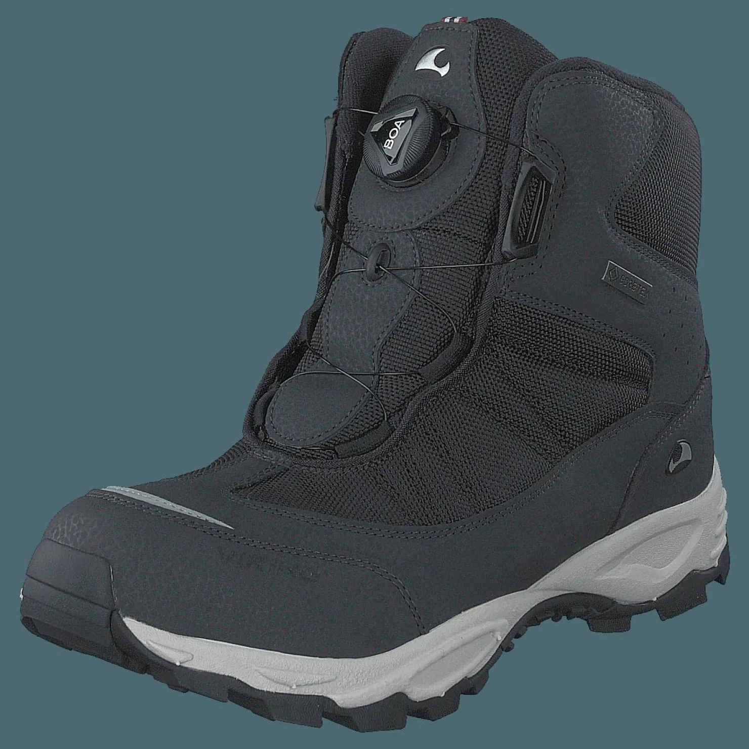 Viking Bjork High Gtx Boa Warm Black Svart Best