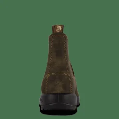 Blundstone BL 585 Classics Chelsea Boot Rustic Brown Brun och Grön Online