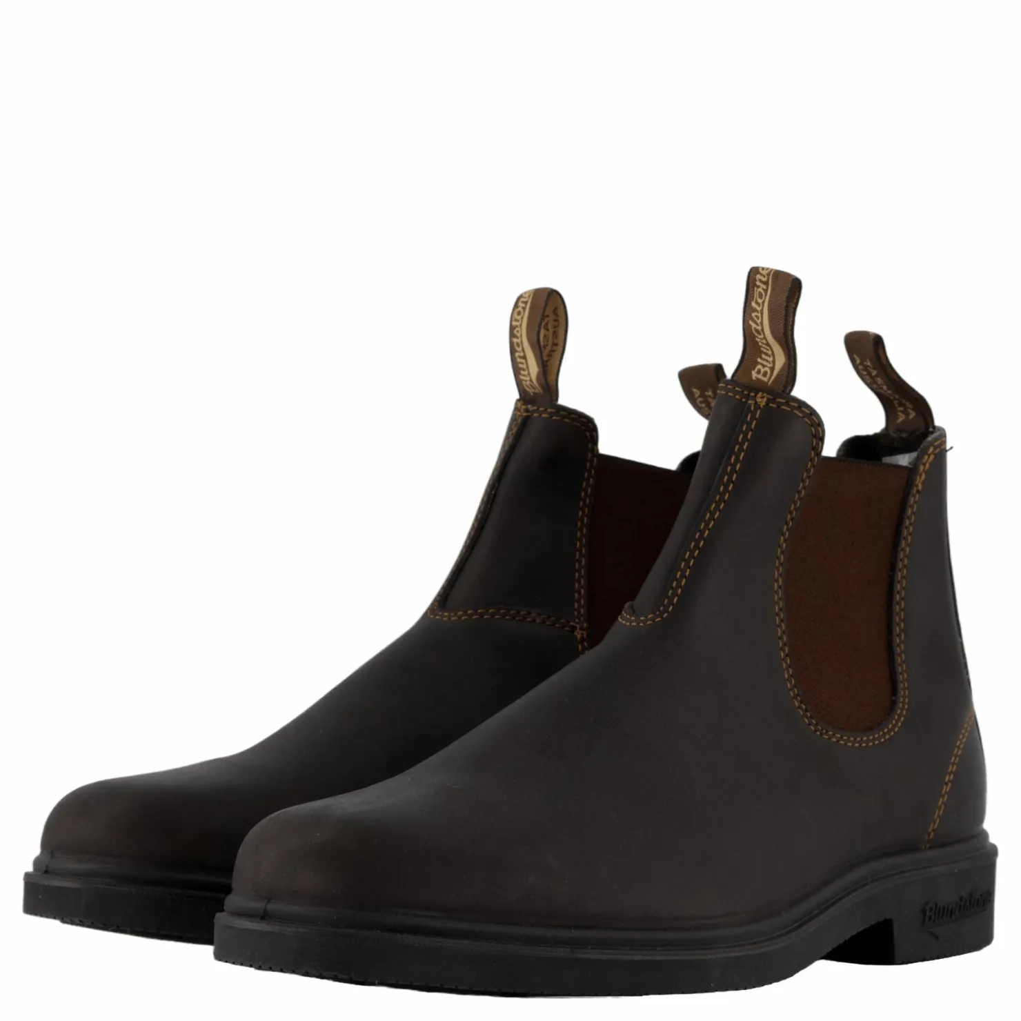 Blundstone BL 062 Dress Chiseled Toe Boot Stout Brown Brun Outlet