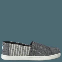 Toms Black Cabana Stripe Grey Grå Best