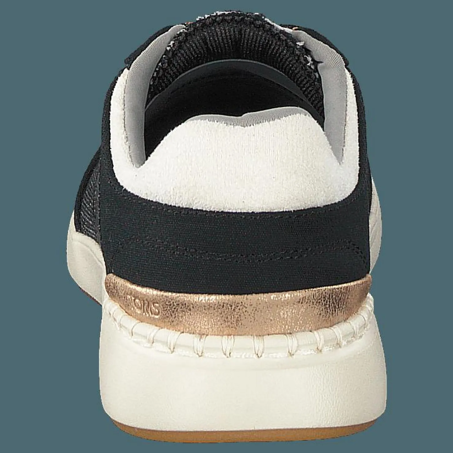 Toms Black Canvas Black Svart Hot