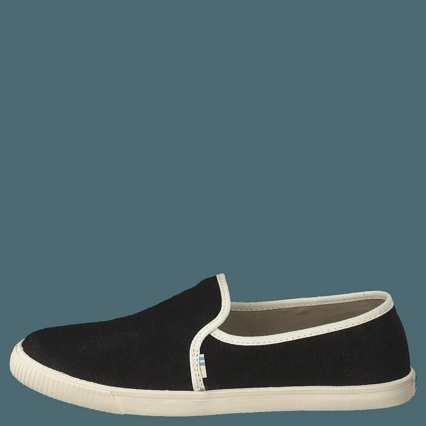 Toms Black Heritage Canvas Black Beige och Svart Sale