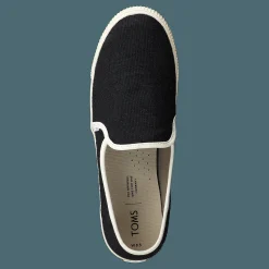 Toms Black Heritage Canvas Black Beige och Svart Sale