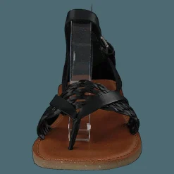Toms Black Leather Black Svart
