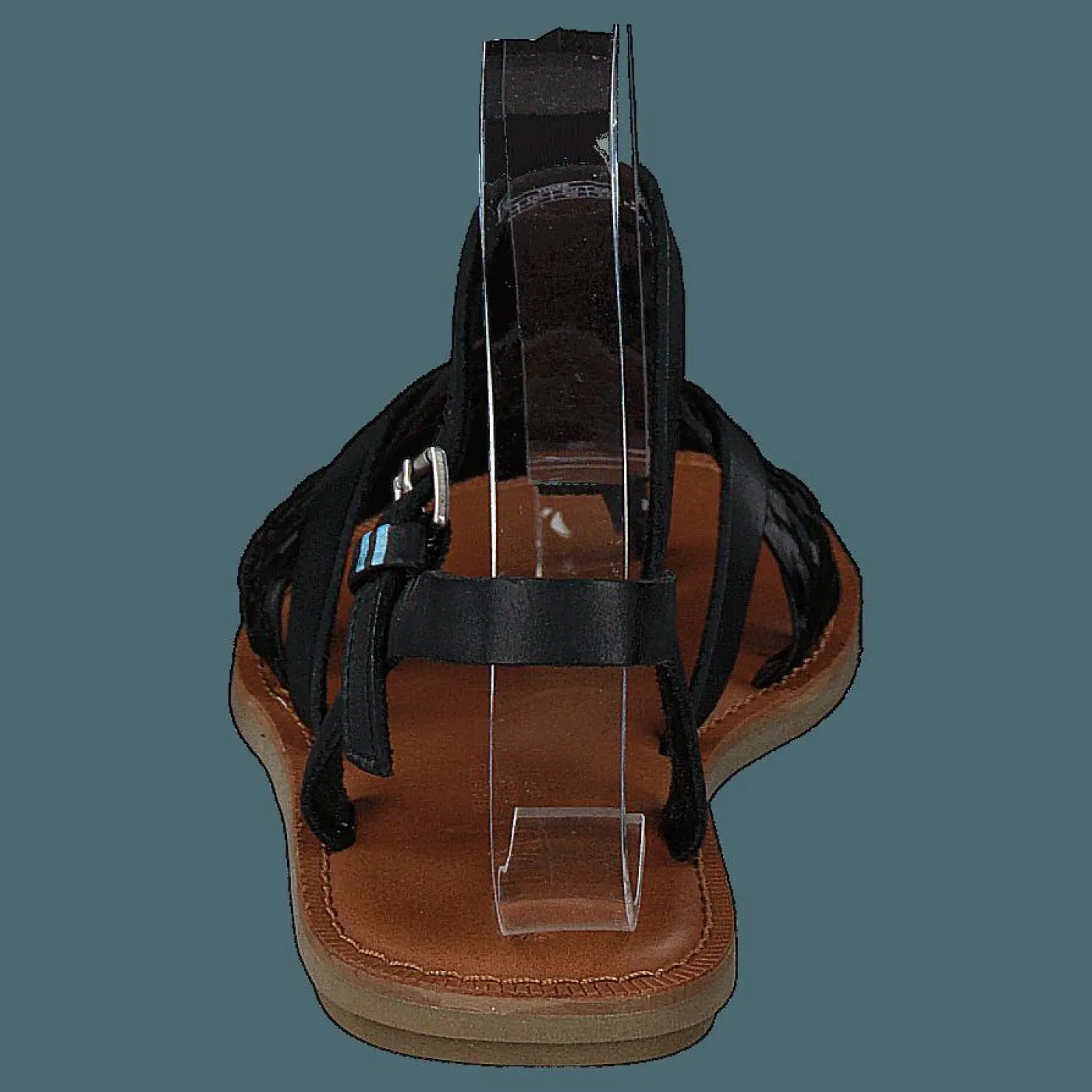 Toms Black Leather Black Svart