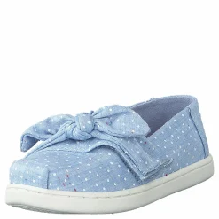 Toms Bliss Speckled Chambray Dots Light Blue Blå New