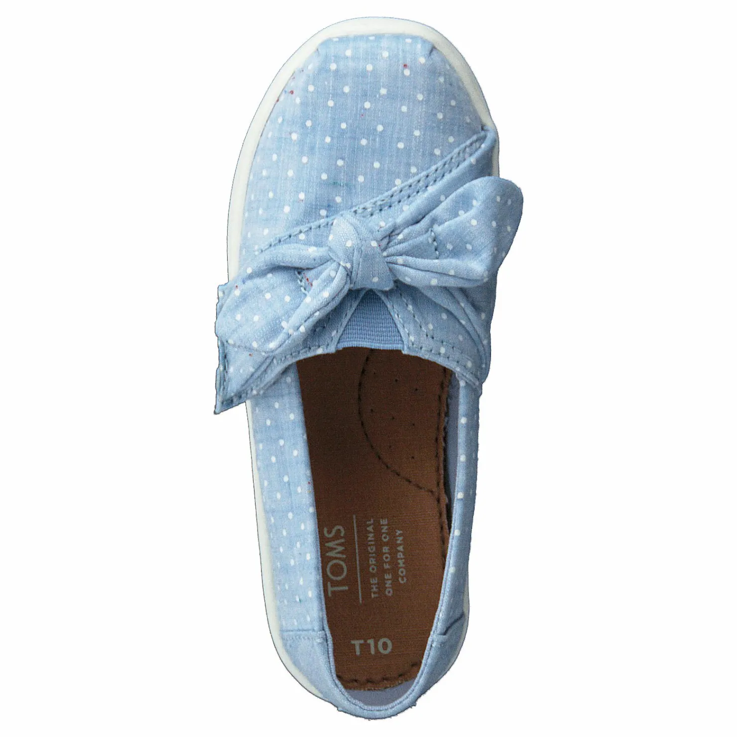 Toms Bliss Speckled Chambray Dots Light Blue Blå New