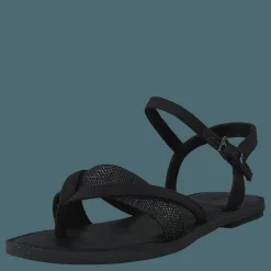 Toms Blk Cvs/foil Woven Wm Lexie Sa Black Svart Clearance