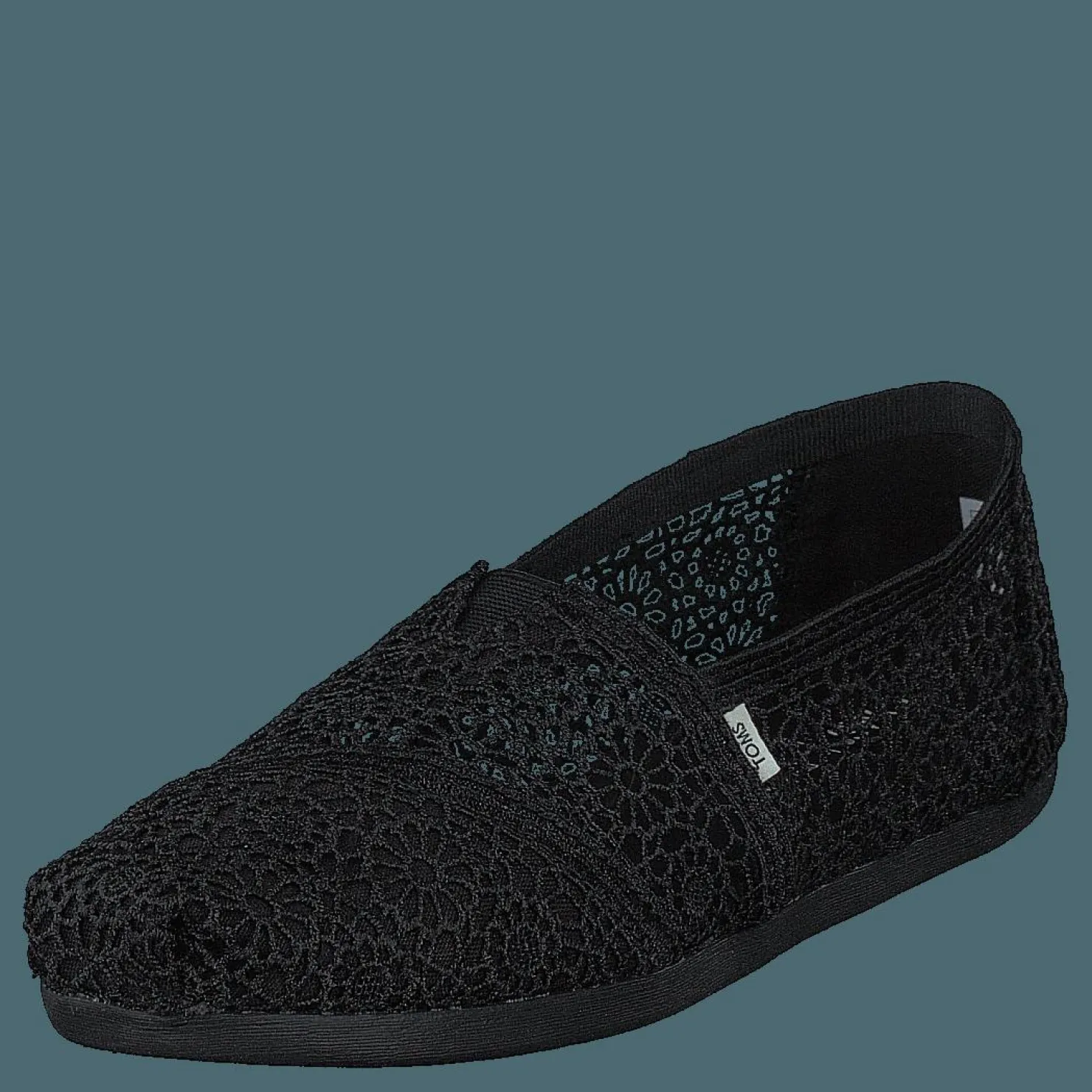 Toms Blk Moroccan Crochet Wm Alpr E 001 Black Svart Sale