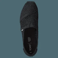 Toms Blk Moroccan Crochet Wm Alpr E 001 Black Svart Sale