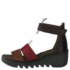 Fly London Bono290fly Tan/cherry Red/brown Brun och Svart Discount