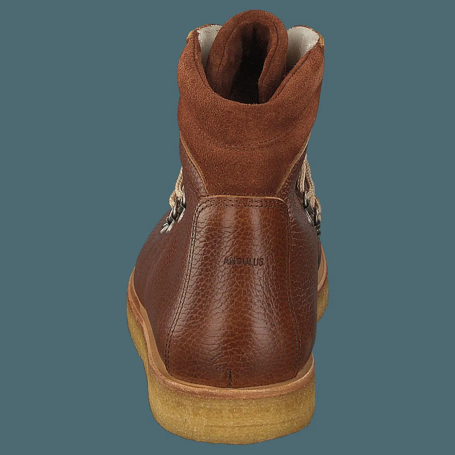 Angulus Boot With Laces And D-rings Medium Brown Brun Hot