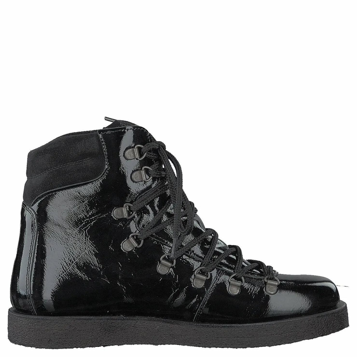 Angulus Boot With Laces And D-rings Black / Black Svart Hot
