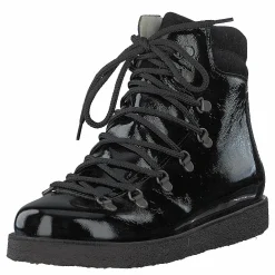 Angulus Boot With Laces And D-rings Black / Black Svart Hot